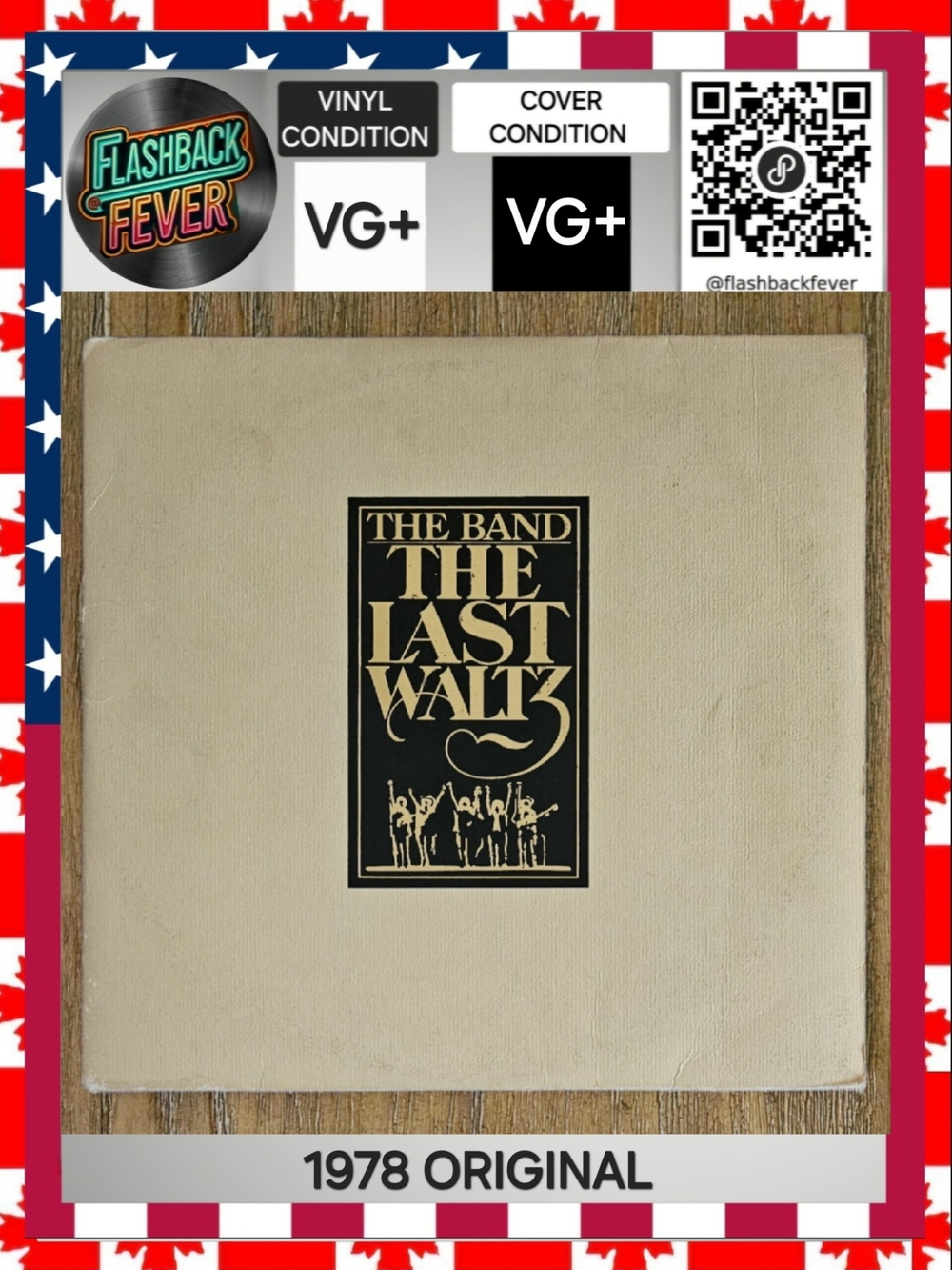 THE BAND•The Last Waltz•1978 US 3×LP (#3WS 3146) Goldisc Pressing